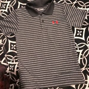 Boys Under Armour Polo Shirt Size 5 EUC!